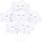 DazzJoy 6 Stück Wolken Luftballons Deko Geburtstag, XXL Wolke Luftballon, Lächelnde Quasten Wolkenförmige Folienballon Geburtstag, Helium Ballons Wolken für Kindergeburtstag Deko, Babyparty Deko