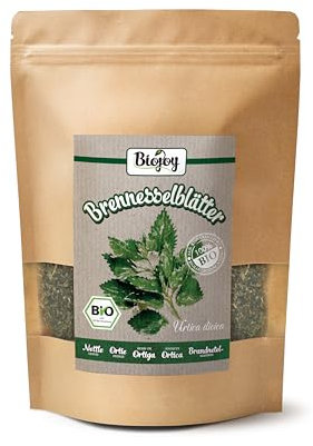 Biojoy Foglie di Ortica BIO (100 g), essiccata e tagliata, per Tisana (Urtica dioica)
