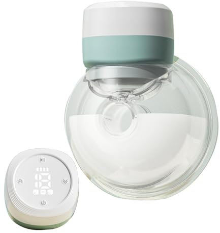 Extractor de leche portátil – Bomba eléctrica para alimentación | Extractor de leche materna silencioso para bebés, extractores de leche materna con 3 modos y 9 niveles para viajes y hogar