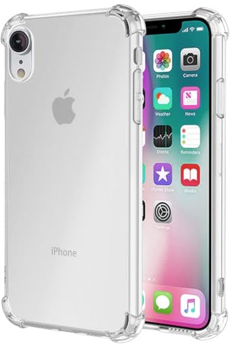 Wanyuexes Case for iPhone XR Case, Soft Clear TPU Phone Cases, Slim Silicone Protective Shockproof Transparent Cover for iPhone XR Crystal Clear