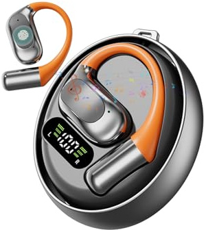 7JI Translator Headphones,Wireless Bluetooth Translation Earbuds,AI Cuffie Traduzione Simultanea Bluetooth 5.4,144 Lingue Traduzione Istantanea,Scomparto di Ricarica Ruotabile con Display Digitale
