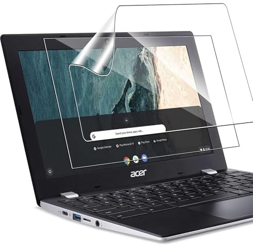 KZIOACSH Screen Protector for Acer Chromebook 311 11.6 Inch, 2 Pack HD Clarity Scratch-Resistant TPU Screen Protector Ultra Slim Touch Sensitive Shatterproof Bubble Free Protective Film, NOT GLASS