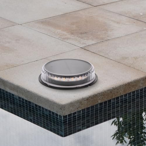 M Ledme - Baliza Led Solar Buy de Suelo Con Pincho RGB, Sensor Crepuscular, Resistente al Agua, Ideal para Jardínes, LM7306