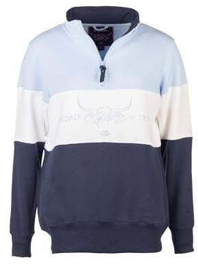 Rydale Ladies Country Sweatshirt Embroidered Women's Sweater Striped Women