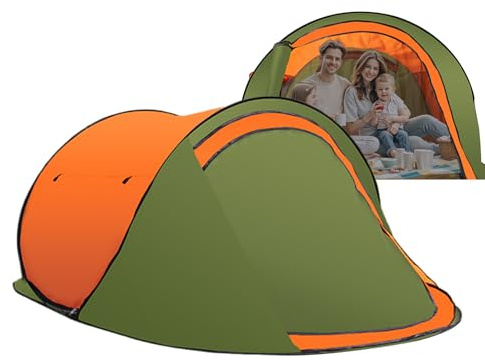Ycezw Campingzelt, versuchen, Gnol -Bänder zu testen - geräumige GNAT -Milben resistenter Schutz für Angeln Strandangeln zum Angeln zum Wandern