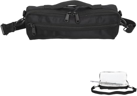 YARNOW Borsa Piccola per Strumenti Musicali Flauto Ottavino Custodia Leggera e Durevole Portatile e Protettiva per Trasporto Comodo in Viaggio e Studio