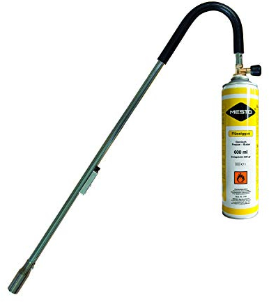 Mesto Flammgerät (zur Unkrautentfernung, Flüssiggasverbrauch 220 g/h, inkl. Flüssiggasdose 600 ml) 1760