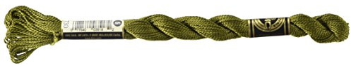 DMC 115 5-730 Pearl Cotton Thread, Very Dark Olive Green, Size 5