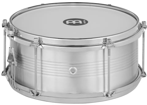 Meinl Percussion CA12T Traditional Caixa aus Aluminium, 30,48 cm (12 Zoll) Durchmesser, silber