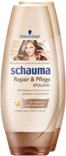 Schauma Repair + Pflege Spülung 2er Pack (2 x 250 ml)