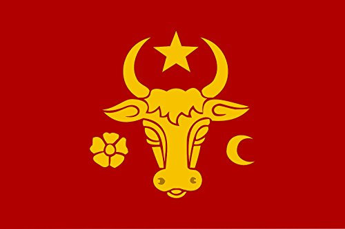 magFlags Bandiera XL Moldavia | Contemporary reconstruction | Reconstrucție contemporană a steagului Moldovei din sec | Современна