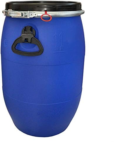 Multitanks - FUT/Bidon 60 litres Bleu à Ouverture Totale
