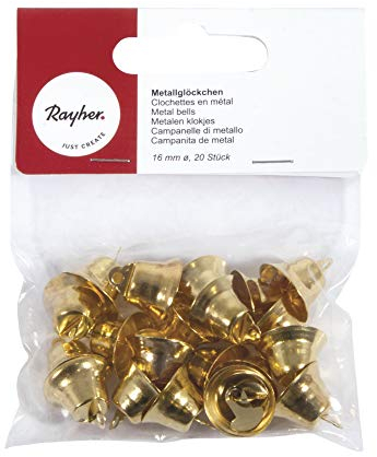 Metallglöckchen 16mm gold