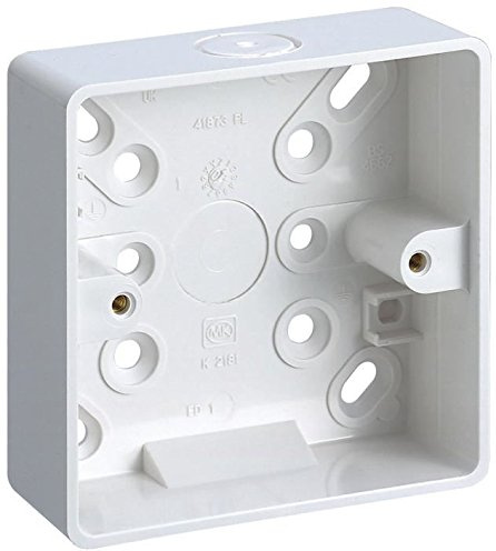 MK (ELECTRIC) 1 Gang 32mm PVC Pattress Box
