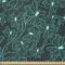 ABAKUHAUS Türkis Stoff als Meterware, Barock Inspired Laub, Microfaser Stoff für Dekoratives Basteln, 1M (230x100cm), Teal