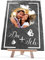 wandmotiv24 Schieferplatte mit Staffelei personalisiert mit Foto, 20x30cm (BxH), personalisierte Geschenke zur Hochzeit, Valentinstag, Jahrestag, Geschenkidee für Ihn und Sie, Spruch Du & Ich M0011