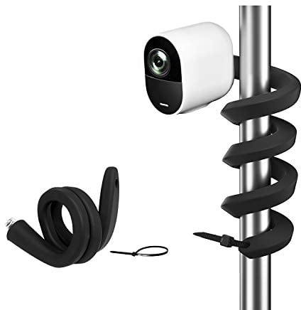 HOLACA Flexible Twist Mount for Arlo Pro 3 Pro 4 Pro 2 EufyCam 2C EufyCam 1 and 2 Arlo Ultra 4K Ultra 2 Arlo Baby Monitor und Arlo Go Indoor Camera (Black 1Pack)
