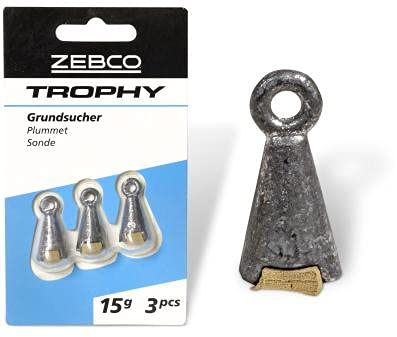 Zebco Qualitäts Trophy Grundsucher Angelblei Blei Grundblei Angeln Angel Zubehör, Diverse, 15 g