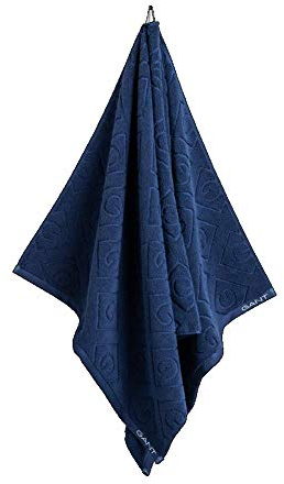 GANT Organic G Handtuch Farbe Yankee Blau Größe 50x100cm Einfarbig Uni