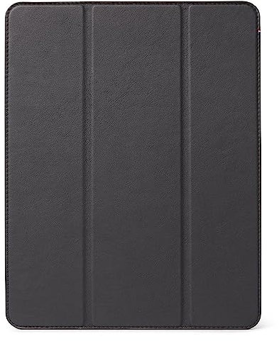 Decoded Slim Cover, Leder-Schutzhülle für iPad Pro 12,9 (2018–2021), schwarz