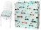 Emi&Sam SITZKISSEN Sitzerhöhung für Kinder Stuhlkissen Kinderstuhl Hochstuhl Tragbar Baby Kind Stuhl Kissen (4. Autos)