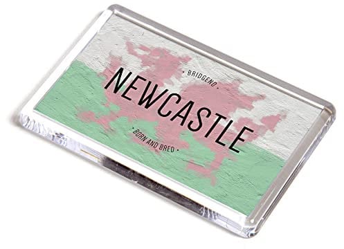 FRIDGE MAGNET - Newcastle, Bridgend - Born and Bred