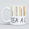 Tea - A Colour Guide Large Heavy Duty Ceramic Novelty Funny Coffee Mug, Cup for Men & Women, Girls & Boys – Gift for Birthday, Leaving, Teacher, Christmas, Colleagues - Colour Chart