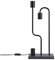 Paco Home Tischlampe Vintage E27 Wohnzimmerlampe Tischleuchte Industriell Design Modern Lampe Retro Schlafzimmer Holz