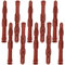 AERZETIX - C64990 - Lot de 10 Chevilles pour briques creuses/béton cellulaire 10x120 mm - en nylon - monomur outil de fixation matériaux creux panneaux construction travaux bâtiment vis à bois perçage