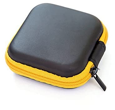 Mikikit Headphone Pouch Bag Earphone Pouch Eva Headphones Case Cable Storage Earbud Case
