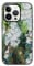 CASETiFY Compact iPhone 14 Pro Case [2X Military Grade Drop Tested / 4ft Drop Protection] - Wild Squill Flowers - Clear Black