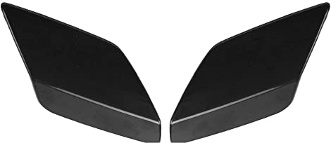 Gathukila 2 Stück links + rechts Frontstoßstange Scheinwerfer Waschdüse Düsen-Zubehör Kits Dunkelgrau für Golf VI 6 MK6 5K0955109C 5K0955110C ohne Farbe