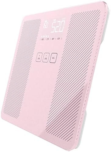 Electronic Weight Scale Accurate 0.3-150kg Home Adult Health Smart USB Charging Weight Loss Monitoring Digital Bathroom Scale (Color : Rose Gold)