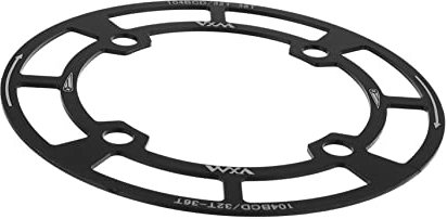 Kisangel Chain Guard Protector Bike Chain Guard Cover Aluminum Alloy Crankset Shield Bike Accessory