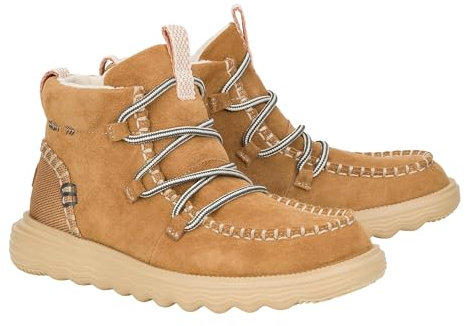 Hey Dude Suede, Reyes Camoscio Donna, Marrone Chiaro, 39 EU