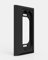 Hidden River Lab Premium Wall plate for Ring Wired Doorbell Plus (formerly Ring PRO) - Ring Doorbell Mount - Black