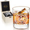 LIGHTEN LIFE Geschenke für Opa,Whiskyglas für Opa in Holzkiste,Geburtstagsgeschenke von Enkelkindern–340 ml