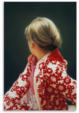 PURRCOCO Betty Gerhard Richter Maler-Poster, Leinwand, Wandkunstdrucke, Foto, Malerei, Raumdekoration, 50 x 75 cm