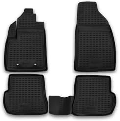 ELEMENT Gummimatten Set für Ford Fiesta Mk5, 2002-2008 | 100% passgenaue Auto Fußmatten, robuste Universal Fußmatte Auto, Gummimatten Auto, Auto Fussmatten Gummi, Auto Gummimatten