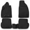 ELEMENT Gummimatten Set für Ford Fiesta Mk5, 2002-2008 | 100% passgenaue Auto Fußmatten, robuste Universal Fußmatte Auto, Gummimatten Auto, Auto Fussmatten Gummi, Auto Gummimatten