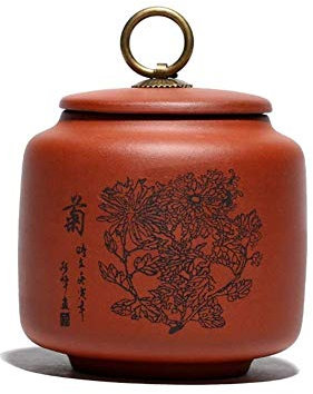 WDCDYQDH Teekanne Merlin, Bambus und Chrysantheme, violetter Trompetentee (Farbe: 4 Sets aus Pflaumen-Orchideen-Bambus) (Chrysantheme)