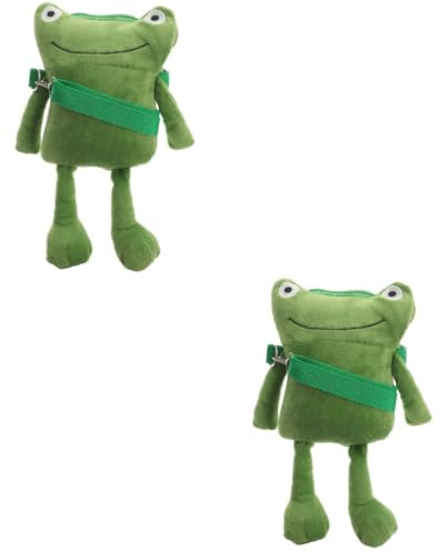 WRITWAA Frosch PlüSch UmhäNgetasche FüR Damen: Verstellbare Handytasche Mit GeldböRse, Modische Schultertasche FüR MäDchen Und Frauen