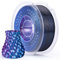 ELEGOO PLA Filament 1.75mm Seide Blau Violett Schwarz Dreifarbig 1KG, 3D Drucker Filament Maßgenauigkeit +/- 0,02 mm, 1kg Pappspule (2.2lbs) Filament-3D-Druckmaterialien Passt für FDM 3D-Drucker