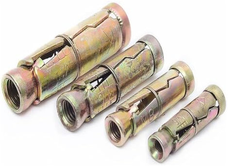 DehnbolzenDehnschrauben 10 Stück M6 M8 M10 M12 Hochleistungs-Dehnschrauben Beton-Dehnschild Ankeröse Beton-Knöchelwandanker Dehnschrauben(M10)