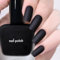 Black Nail Polish, Matte Nail Varnish Quick Dry, Fast Drying Top Coat Nail Polish, No Need Cured, Good for Women Winter Christmas
