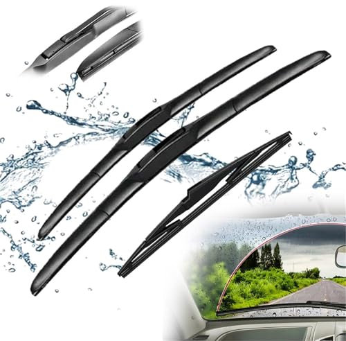WILSEM Vordere Und Hintere Wischerblätter Für T&oyota Für Corolla E210 Schrägheck 2018 2019 2020 2021 2022 2023 Hybrid-Windschutzscheibenzubehör Scheibenwischer