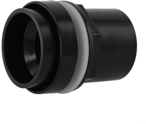 Connecteur de réservoir en PVC pour aquarium - Connecteur fileté pour tuyau de filtre de bassin à poissons avec joint d'étanchéité - Raccord de tuyauterie professionnel (50 mm)