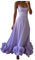 NNGOTD Femme Robe de Cocktail Chic et Élégante Crayon Moulante à Manches 3/4 Col en V Robes d'Invité de Mariage Womens Summer Boho Sexy Backless Long Dresses Pas Cher Solde (3C Violet,XL)