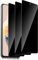 Xunzii Protector de Pantalla de Privacidad Cobertura Completo Compatible con Xiaomi Redmi Note 12 Pro 4G, [Sin Burbujas] Anti Espía Alta Sensibilidad Cristal Vidrio Templado - 3 Piezas