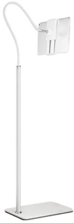 Ouitble Tablet Floor Stand with Heavy Duty Base, 1.36m Adjustable Mobile Phone Tablet Holder Bracket for Live Streaming Watching TV
